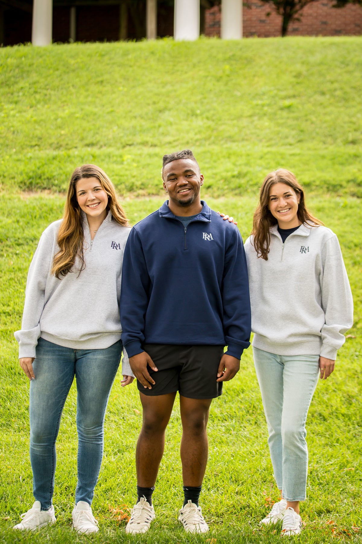 Faculty & Staff wearing FRA Spirit Store apparel.