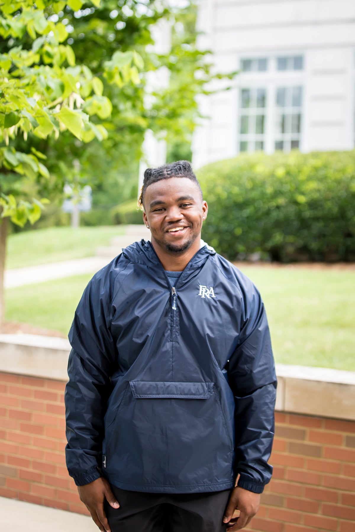 Classic Navy Rain Pullover
