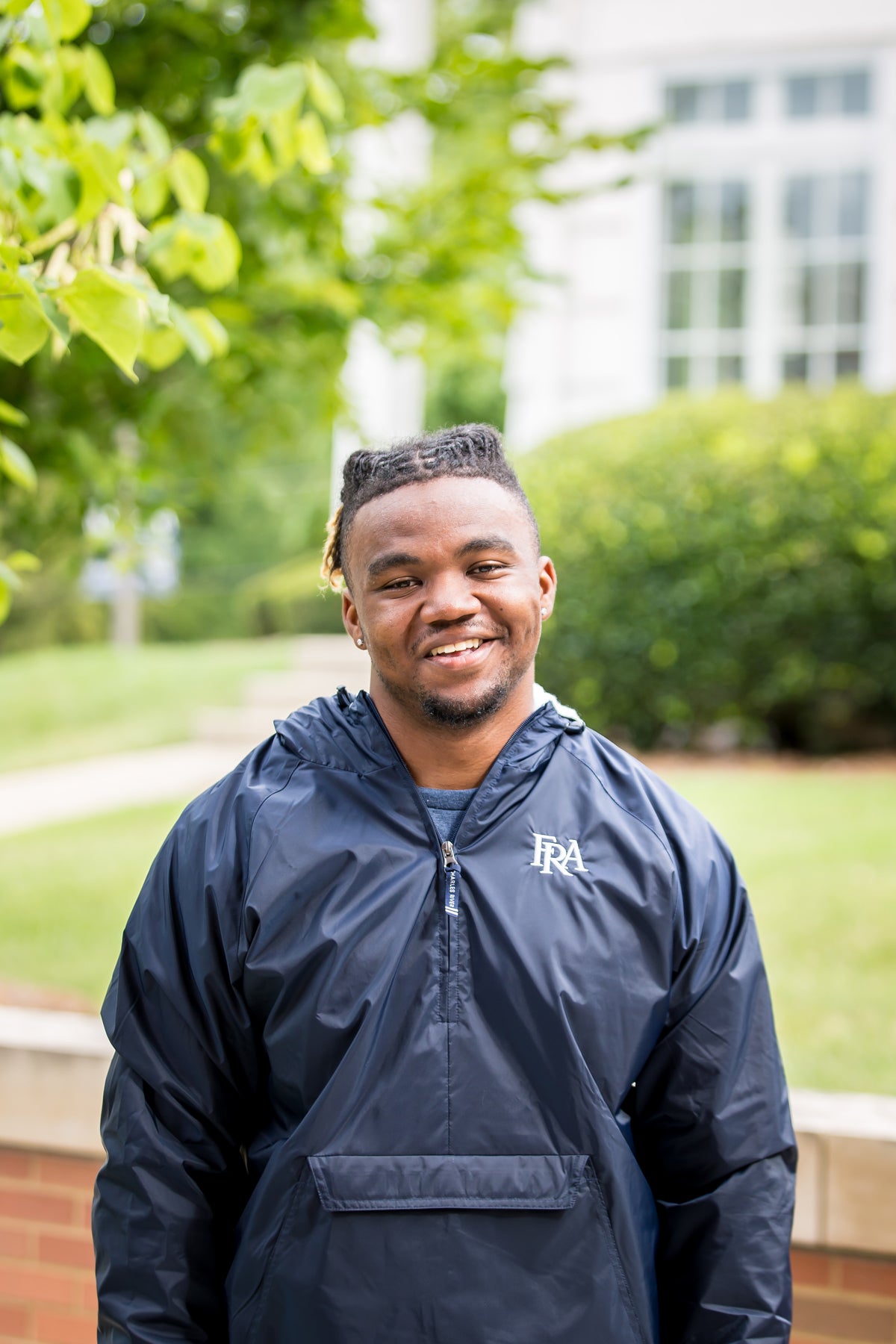 Classic Navy Rain Pullover