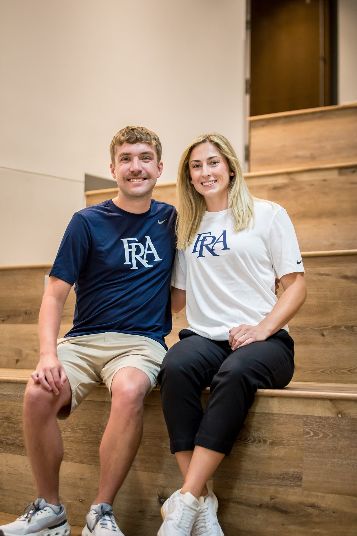 Faculty & Staff wearing FRA Spirit Store apparel.