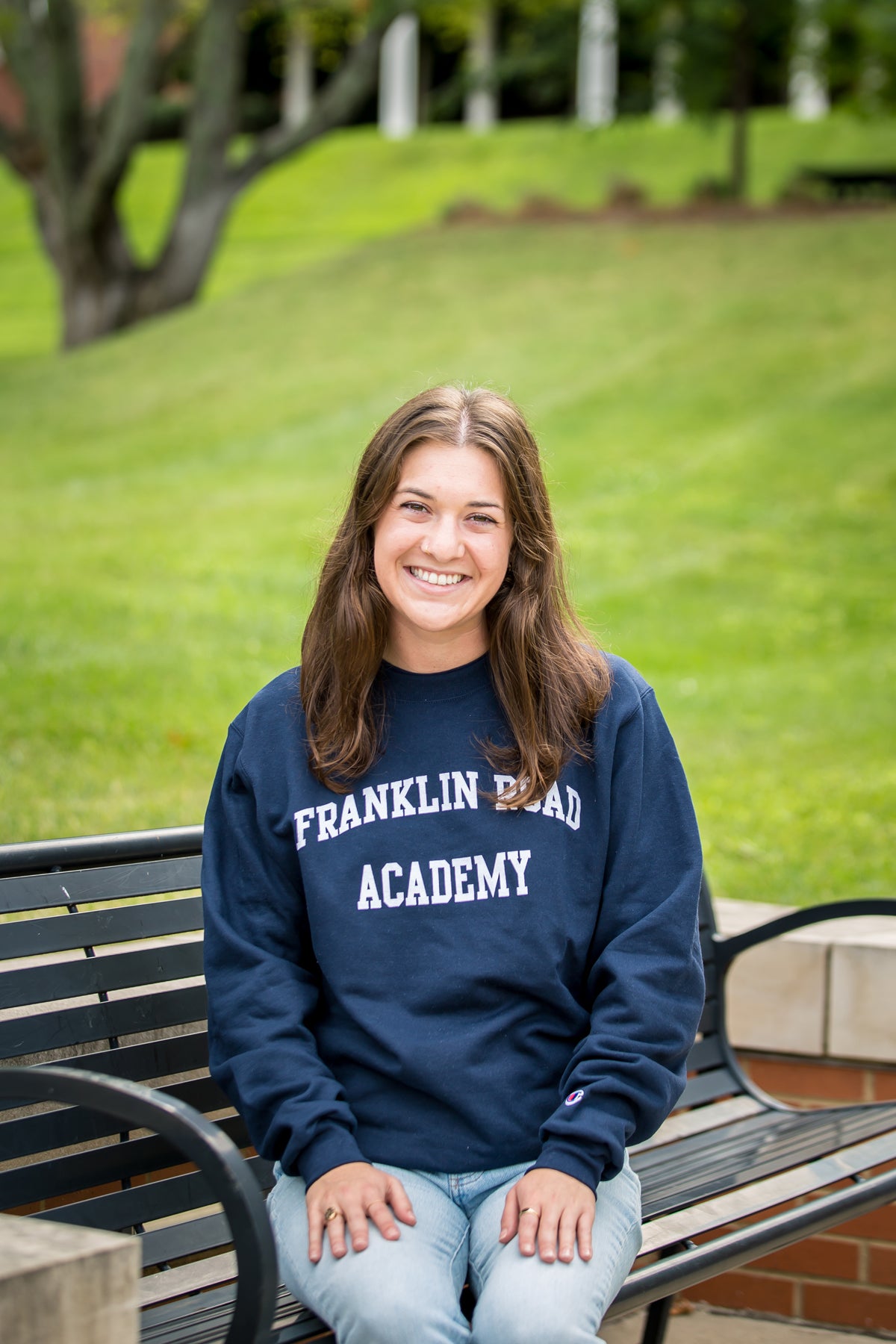 FRA Crewneck Sweatshirt in Navy