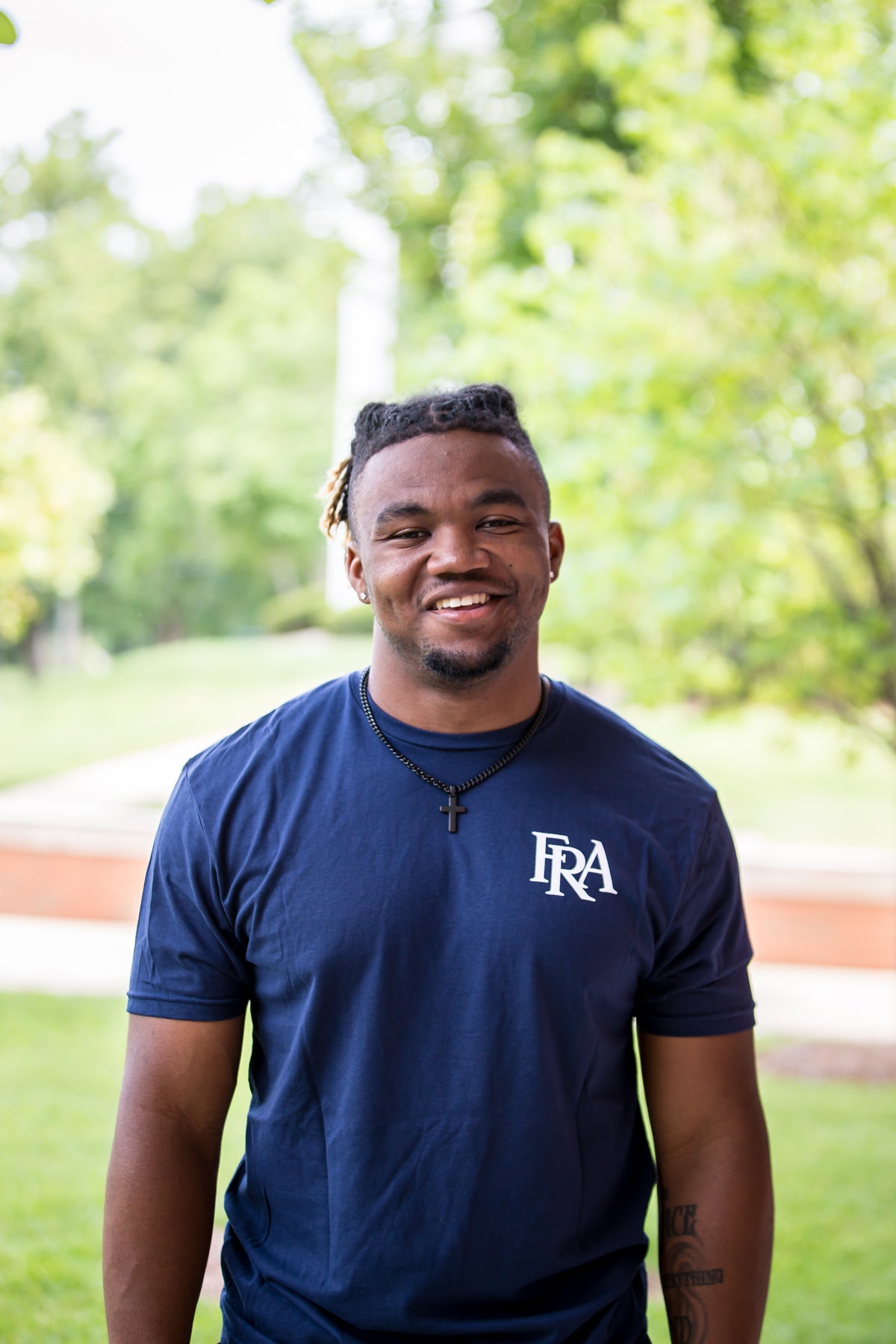 Defend the Hill T-Shirt in Navy