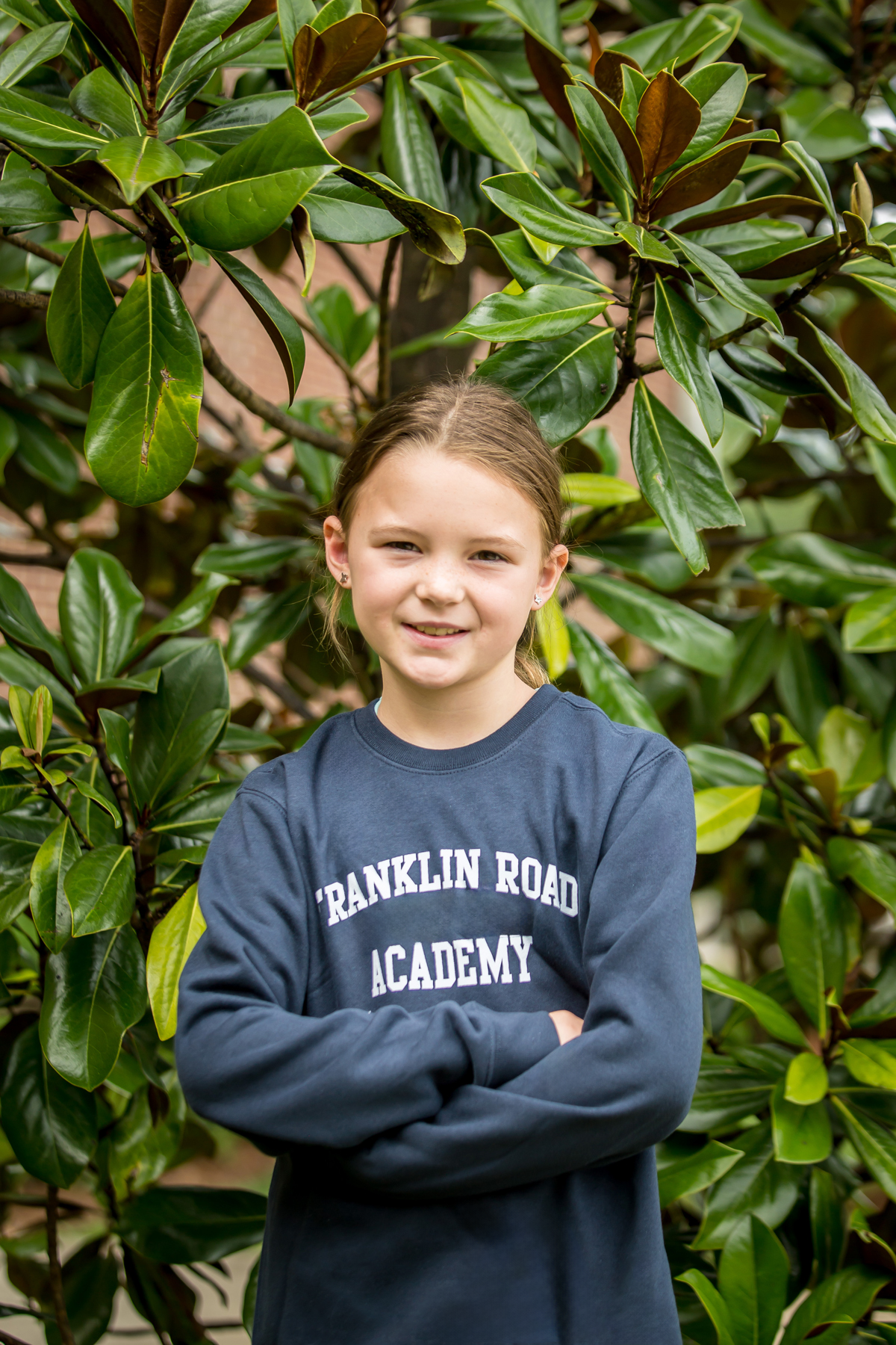 Youth Navy Franklin Road Academy Crewneck