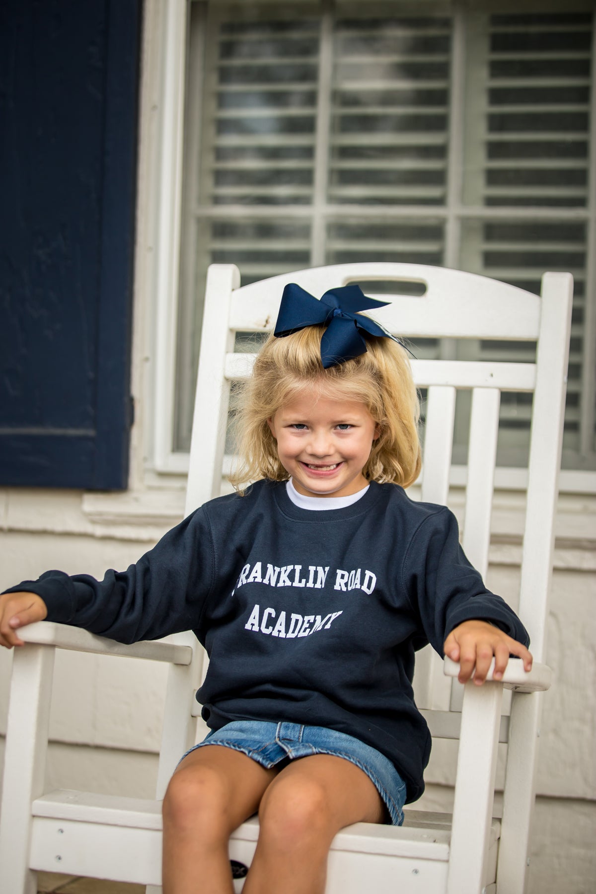 Youth Navy Franklin Road Academy Crewneck