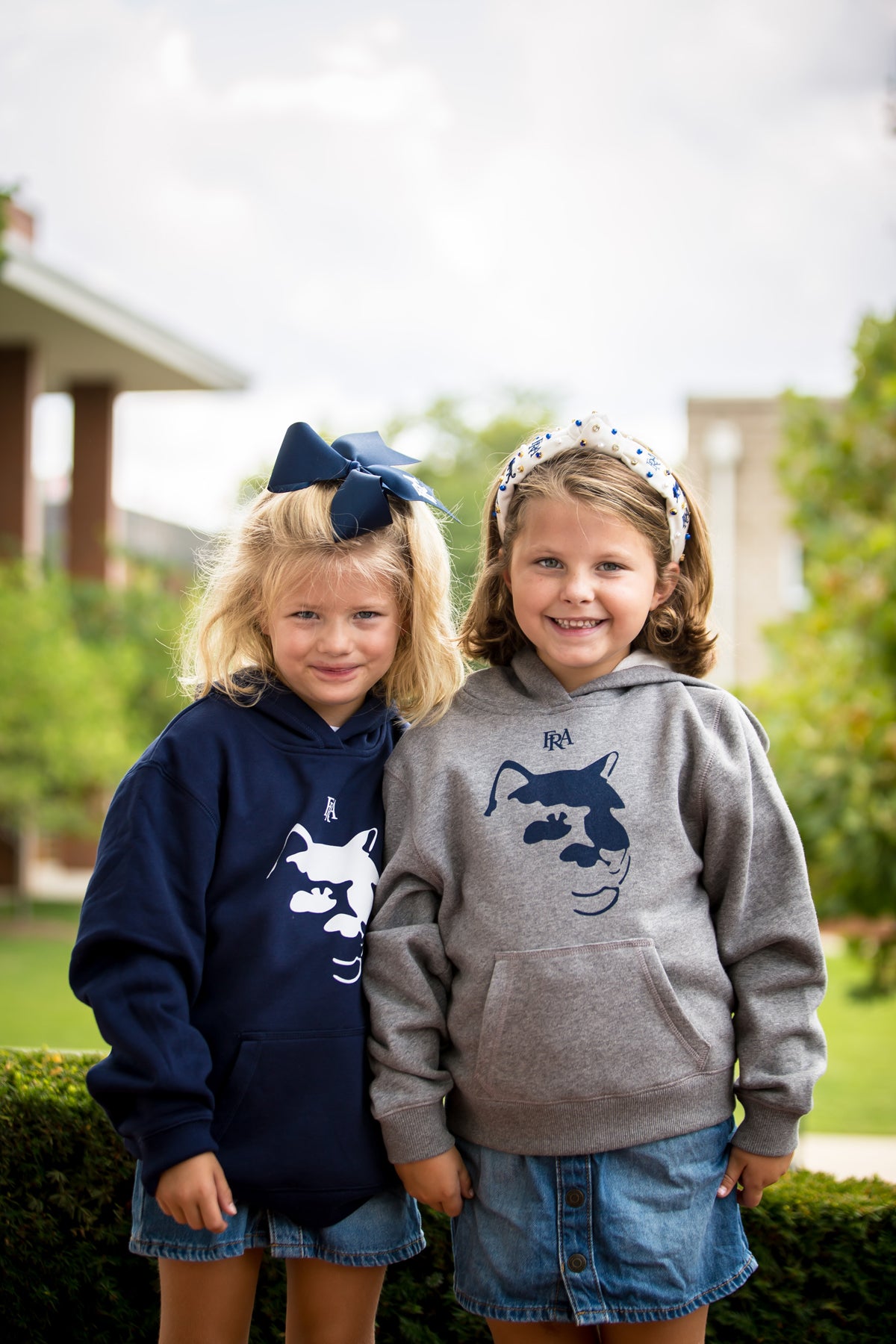 Youth Grey Panther Head Hoodie