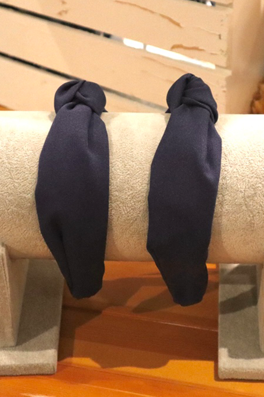 Navy Knot Headbands