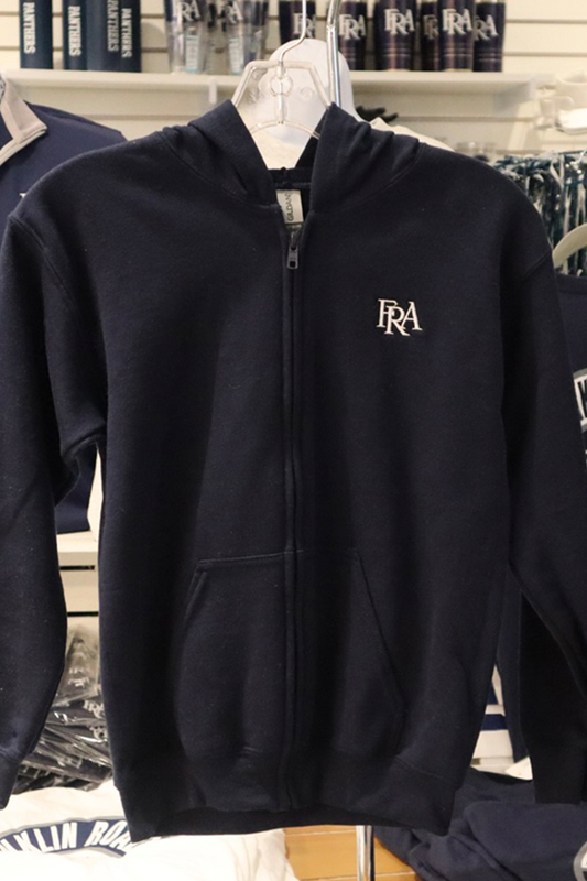Youth Navy Full Zip FRA Hoodie