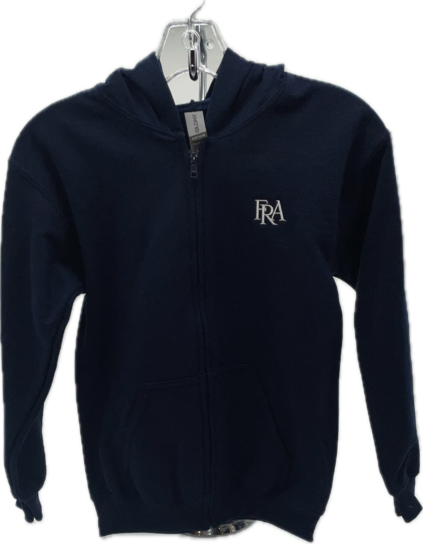 Youth Navy Full Zip FRA Hoodie